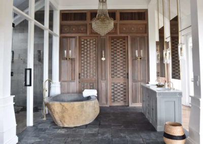 Carved Doors and cabinets - luxury villas in bali