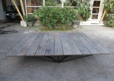 4 Railroad Ties Coffee Table 2 - panorama vacations