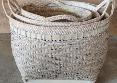 59 Rattan Basket Set of 3 - andringa studio