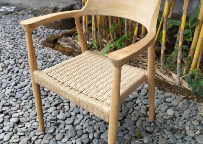 Arm Chair with Papercord Seat - andringa studio